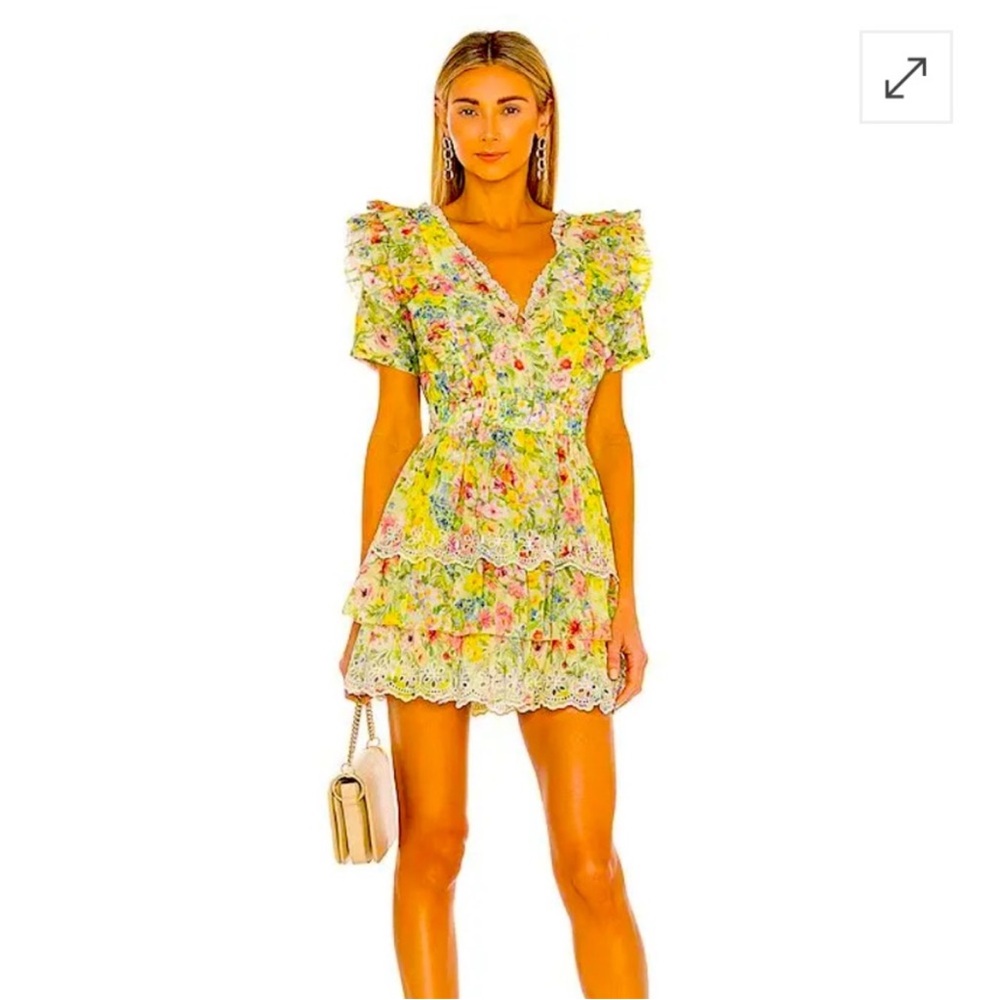 LoveShackFancy Aldina Mini Dress